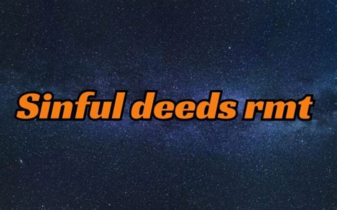 sinfuldeeds rmt latest